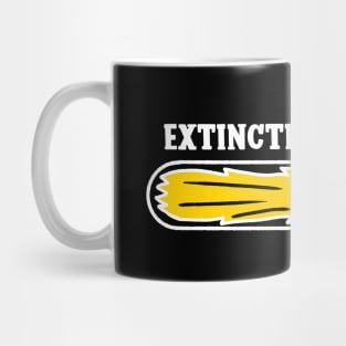 Dinosaur extinction loading bar Mug